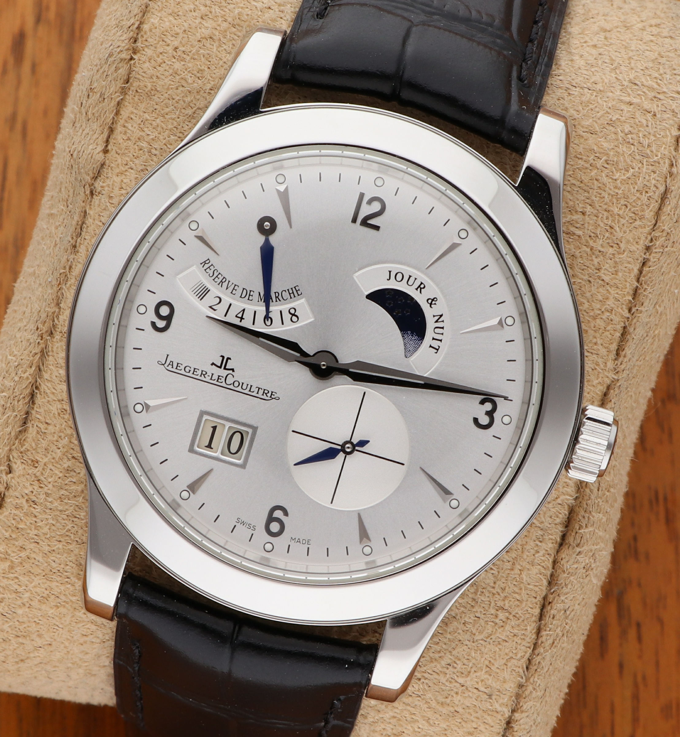 Jaeger-LeCoultre Master Eight 8 Days Reserve De Marche Q1608420 160.84.20 mit Papieren UNGETRAGEN