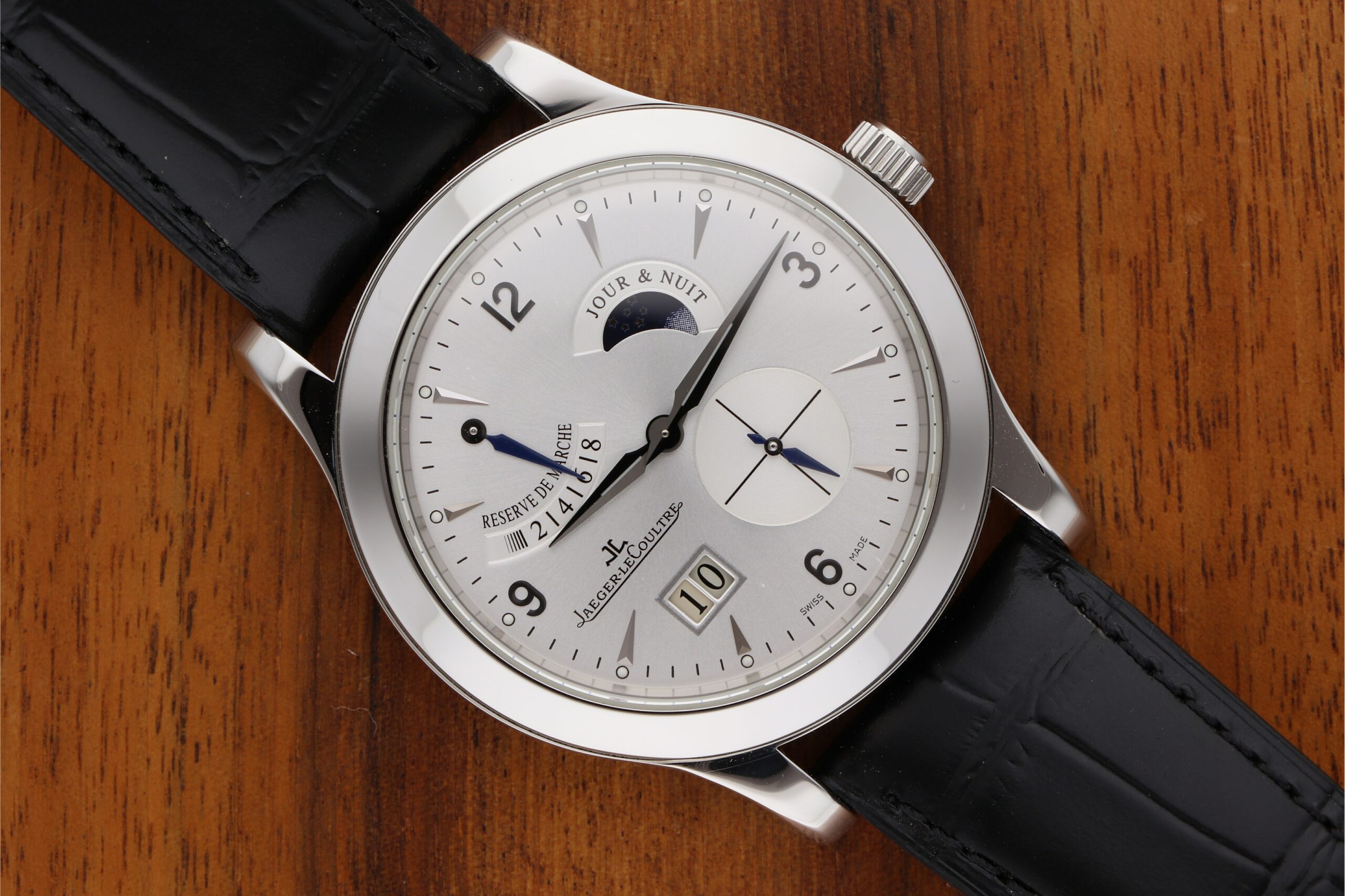 Jaeger-LeCoultre Master Eight 8 Days Reserve De Marche Q1608420 160.84.20 mit Papieren UNGETRAGEN