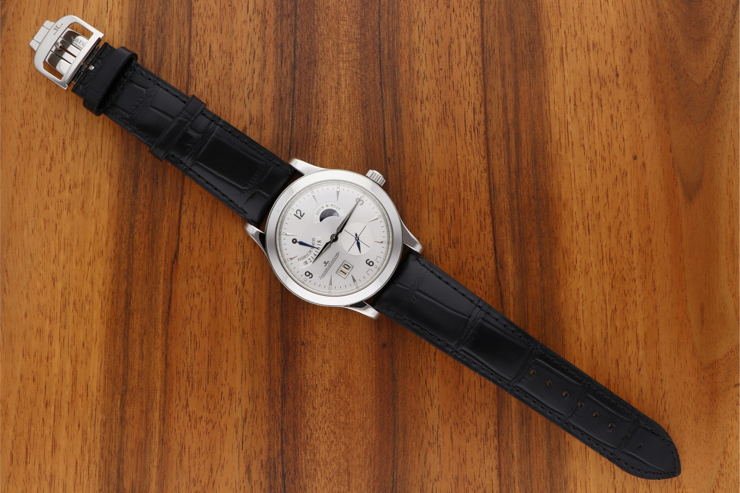 Jaeger-LeCoultre Master Eight 8 Days Reserve De Marche Q1608420 160.84.20 mit Papieren UNGETRAGEN