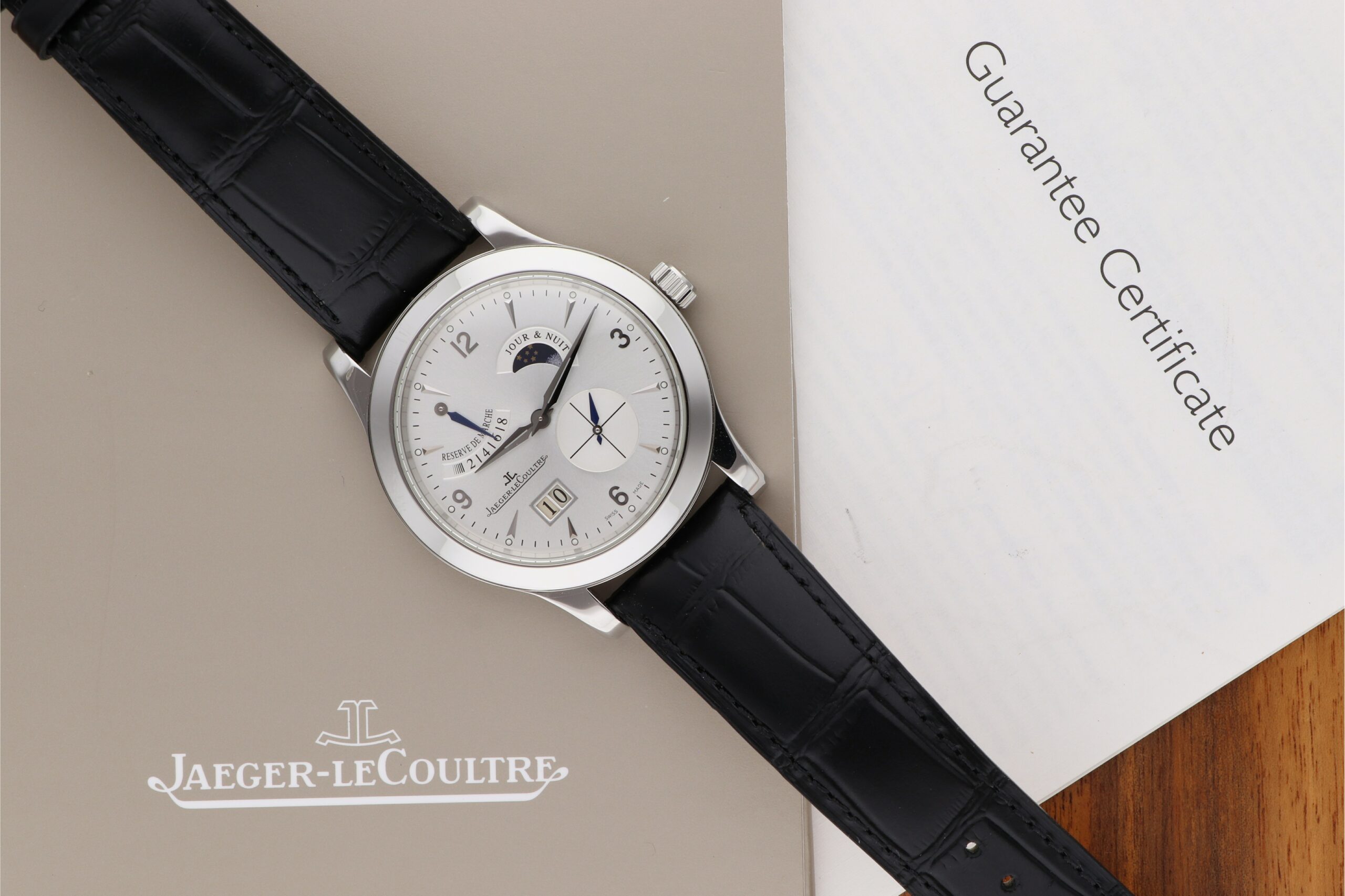 Jaeger-LeCoultre Master Eight 8 Days Reserve De Marche Q1608420 160.84.20 mit Papieren UNGETRAGEN