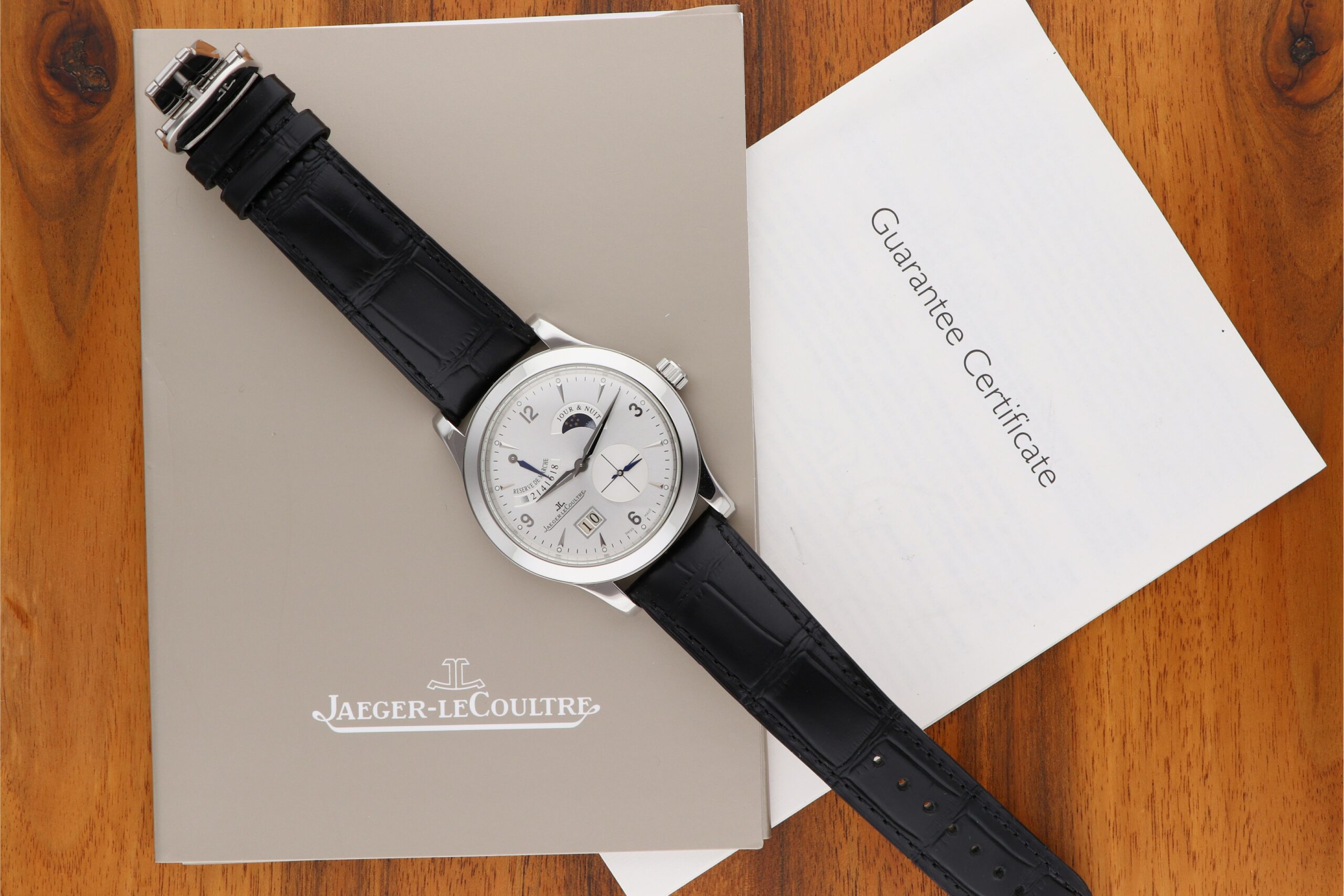 Jaeger-LeCoultre Master Eight 8 Days Reserve De Marche Q1608420 160.84.20 mit Papieren UNGETRAGEN